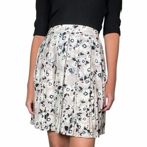 BANANA REPUBLIC ☆ Daisy Floral Pleated Silky Skirt ☆ NWT $78.00